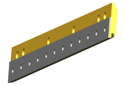 Armored Style Single Carbide Blade